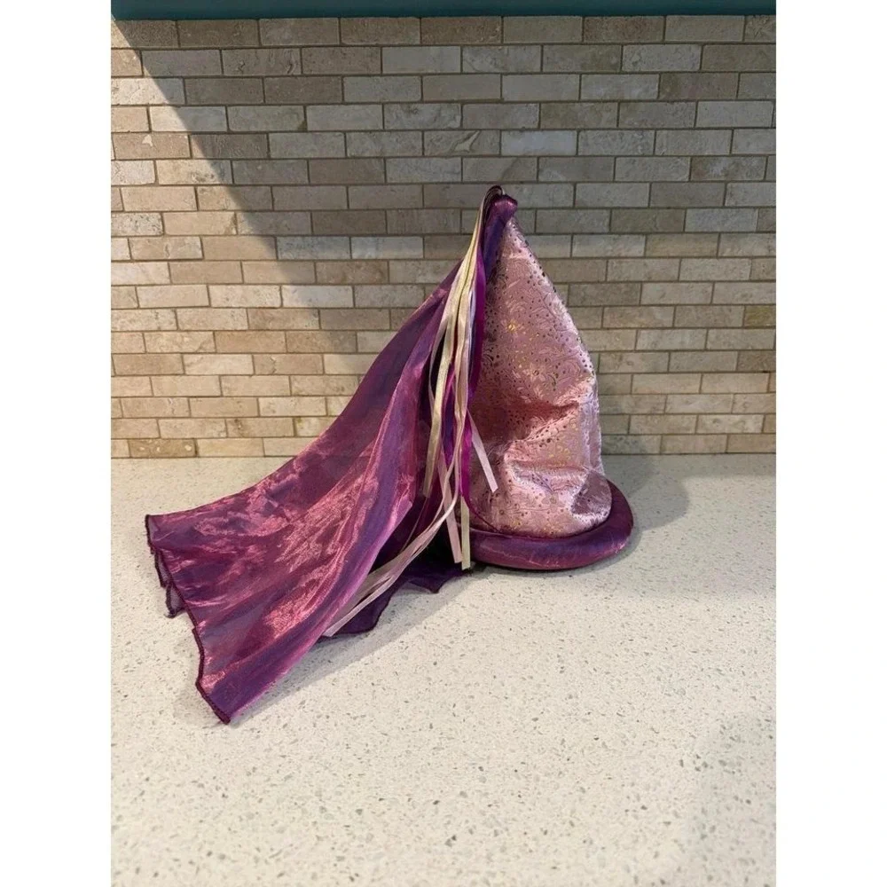 Disney Rapunzel Hat Veil Braided Hair‎ Tangled Princess Costume
